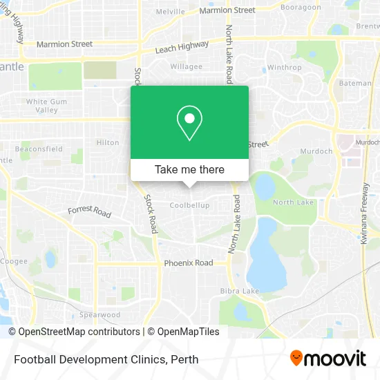 Mapa Football Development Clinics