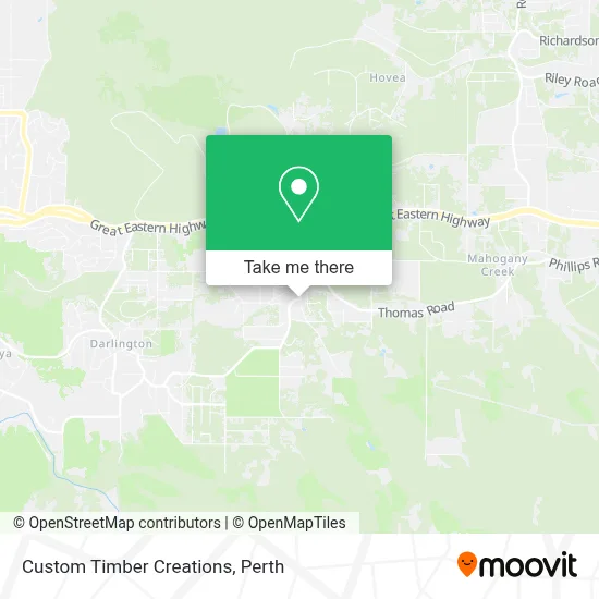 Custom Timber Creations map