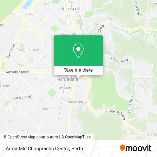 Armadale Chiropractic Centre map