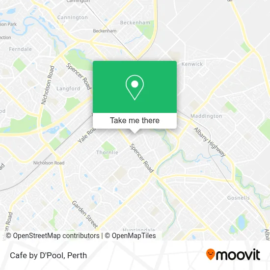 Cafe by D'Pool map