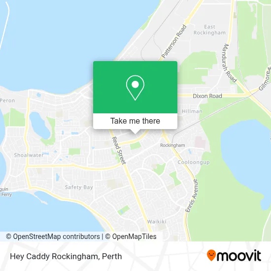 Mapa Hey Caddy Rockingham