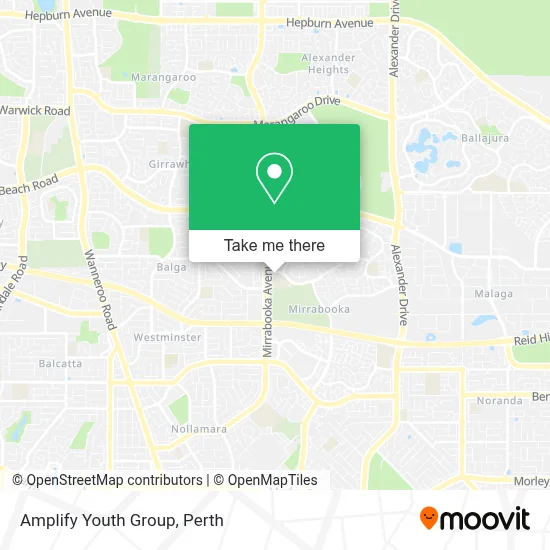 Mapa Amplify Youth Group