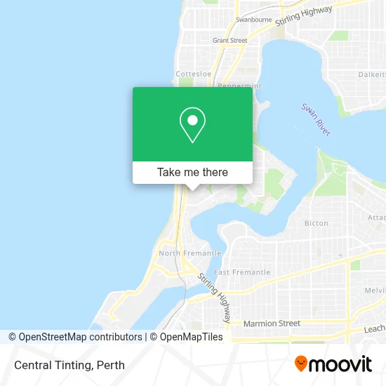 Mapa Central Tinting