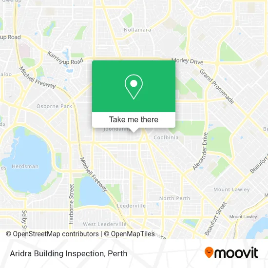 Aridra Building Inspection map
