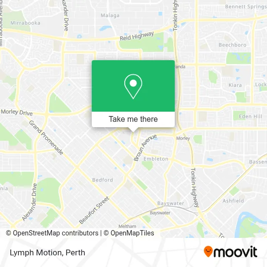 Mapa Lymph Motion