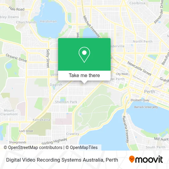 Mapa Digital Video Recording Systems Australia