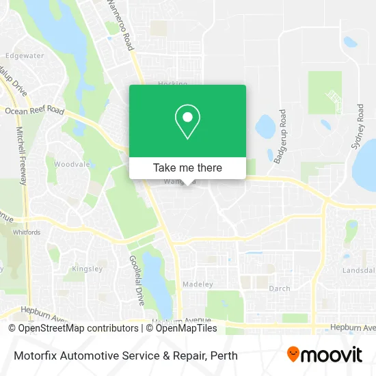 Mapa Motorfix Automotive Service & Repair