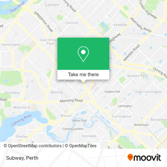 Mapa Subway