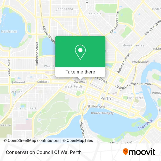 Mapa Conservation Council Of Wa