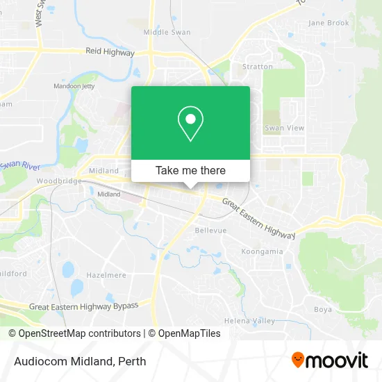 Mapa Audiocom Midland