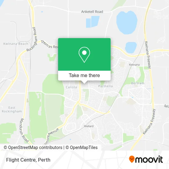 Mapa Flight Centre