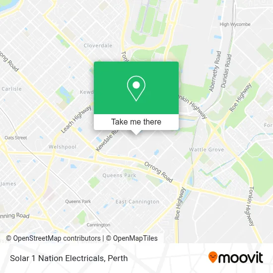 Mapa Solar 1 Nation Electricals