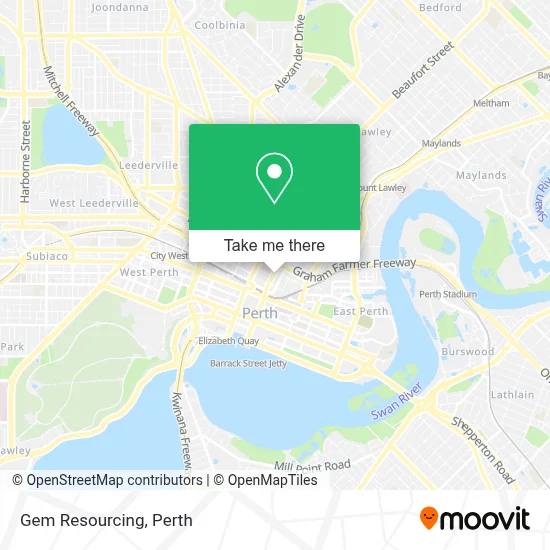 Mapa Gem Resourcing