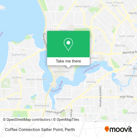 Coffee Connection Salter Point map