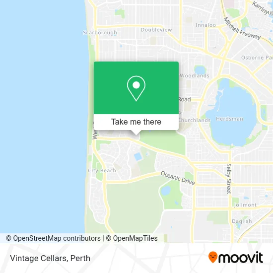 Mapa Vintage Cellars