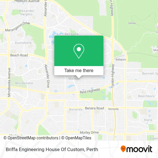 Briffa Engineering House Of Custom map