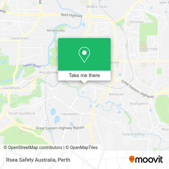 Mapa Rsea Safety Australia
