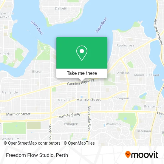 Mapa Freedom Flow Studio