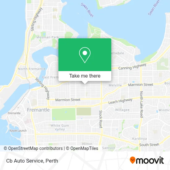 Cb Auto Service map