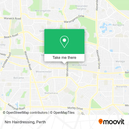 Mapa Nm Hairdressing