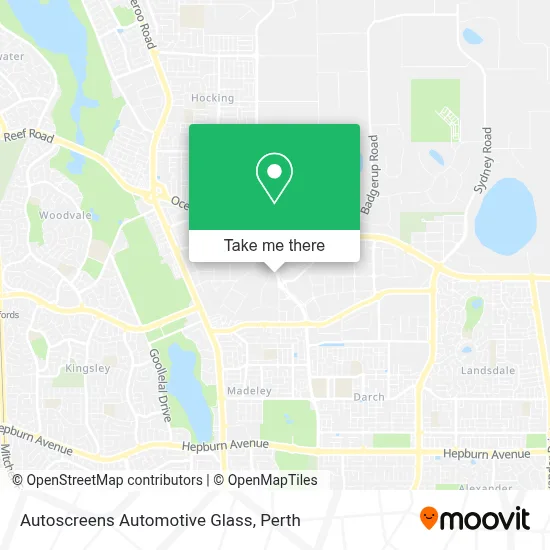 Mapa Autoscreens Automotive Glass