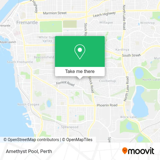 Amethyst Pool map