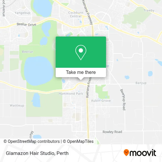 Mapa Glamazon Hair Studio