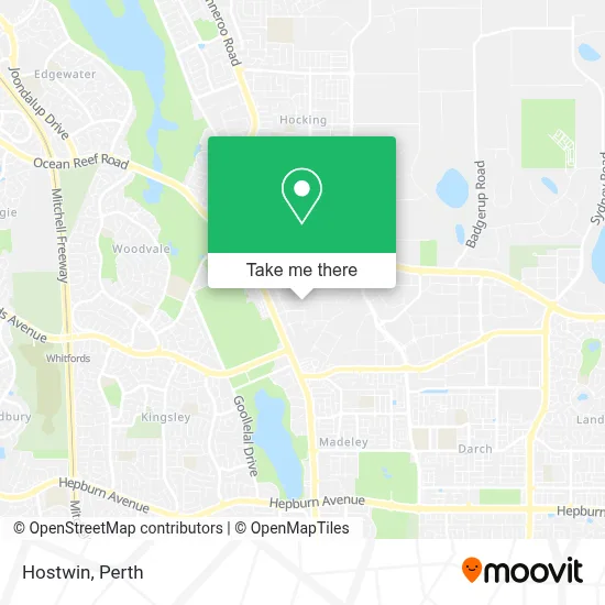 Mapa Hostwin