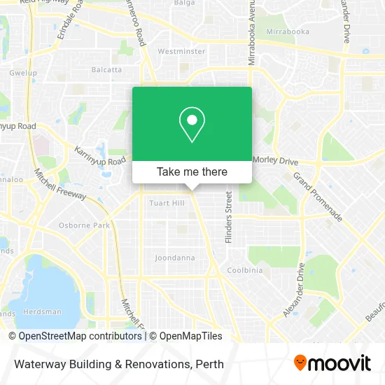 Mapa Waterway Building & Renovations