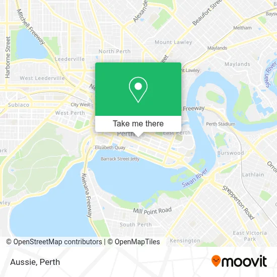 Mapa Aussie