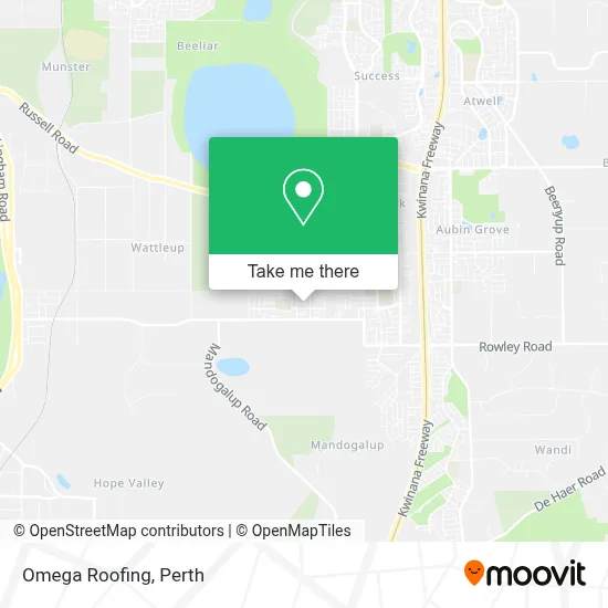 Mapa Omega Roofing