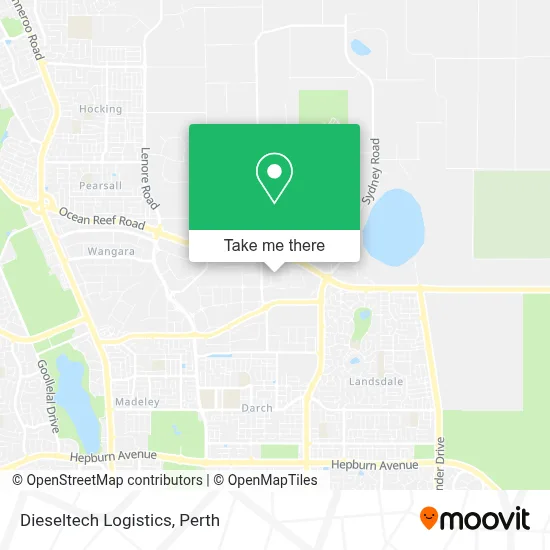 Dieseltech Logistics map