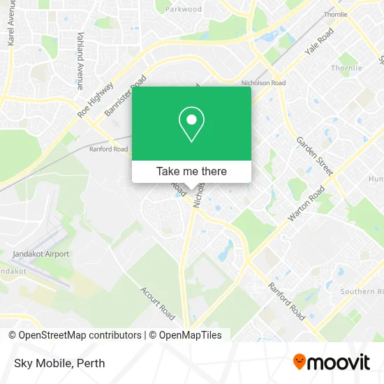 Mapa Sky Mobile