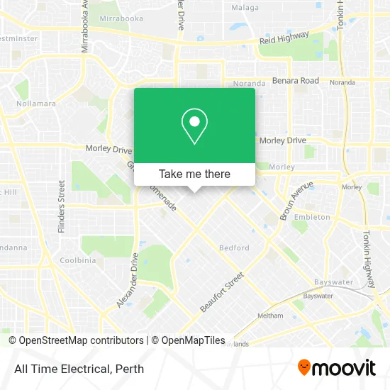 All Time Electrical map