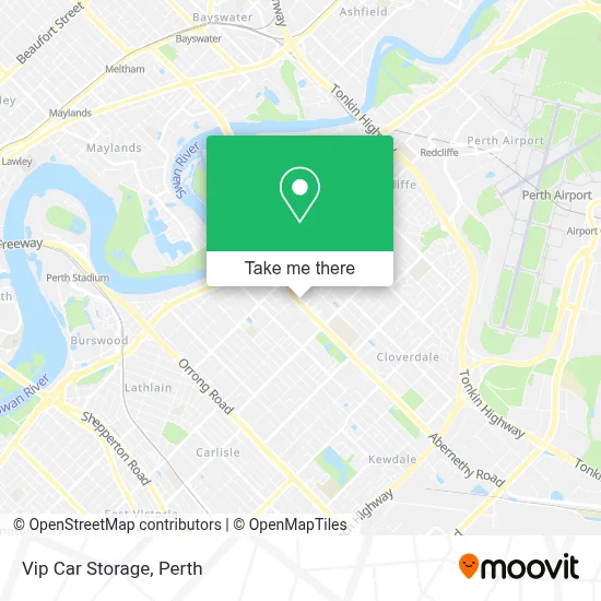 Mapa Vip Car Storage