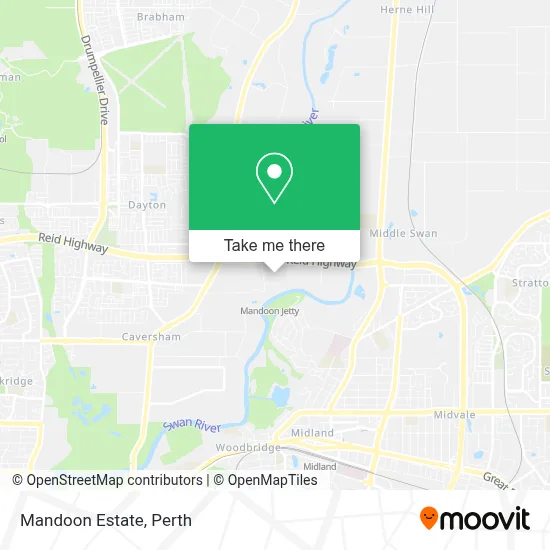 Mapa Mandoon Estate