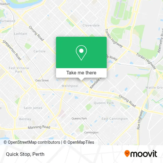 Mapa Quick Stop