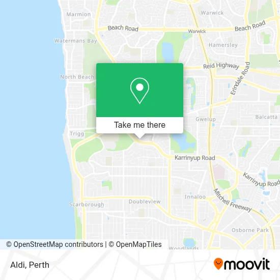 Mapa Aldi