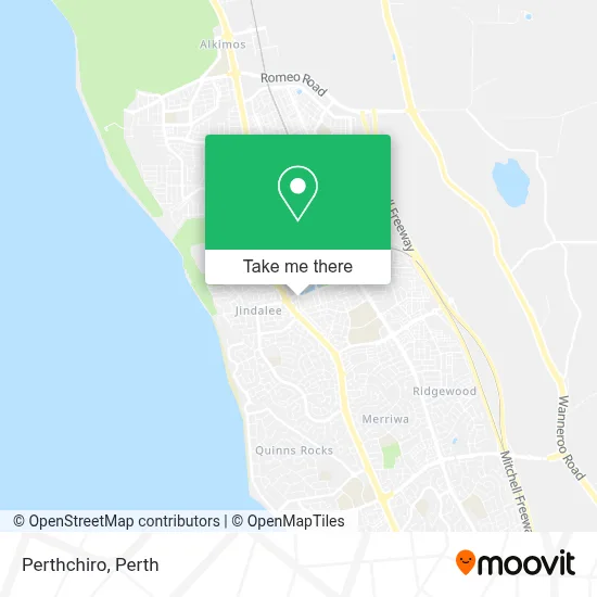 Mapa Perthchiro