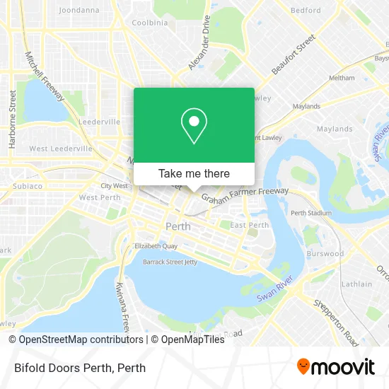 Mapa Bifold Doors Perth