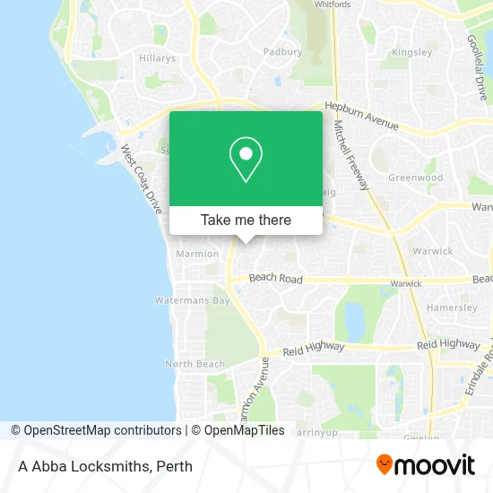 Mapa A Abba Locksmiths