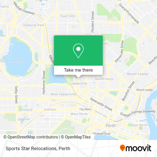 Mapa Sports Star Relocations