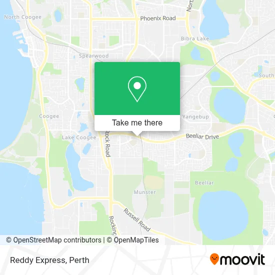 Mapa Reddy Express