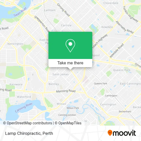 Mapa Lamp Chiropractic