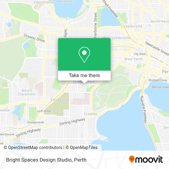 Bright Spaces Design Studio map
