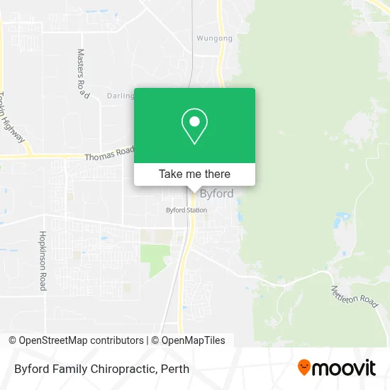 Mapa Byford Family Chiropractic
