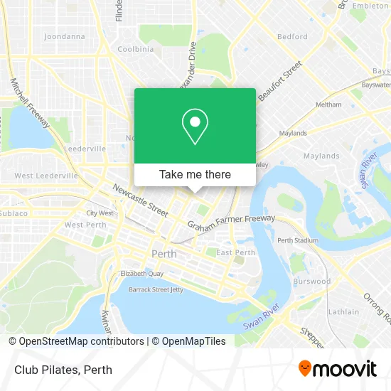 Mapa Club Pilates