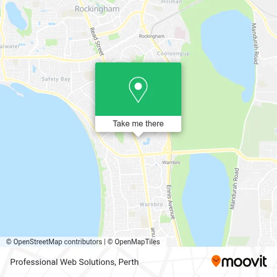 Professional Web Solutions map