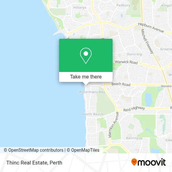 Mapa Thinc Real Estate