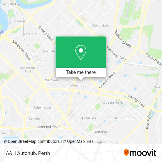 Mapa A&H Autohub